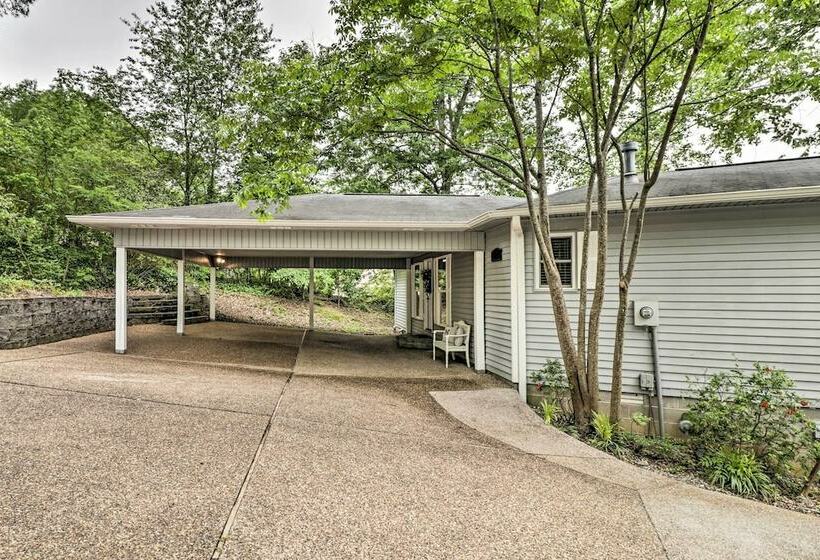 Ivy Cove Waterfront Hot Springs Home W/ Dock!