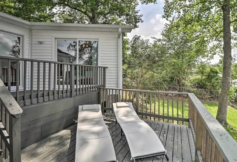 Ivy Cove Waterfront Hot Springs Home W/ Dock!