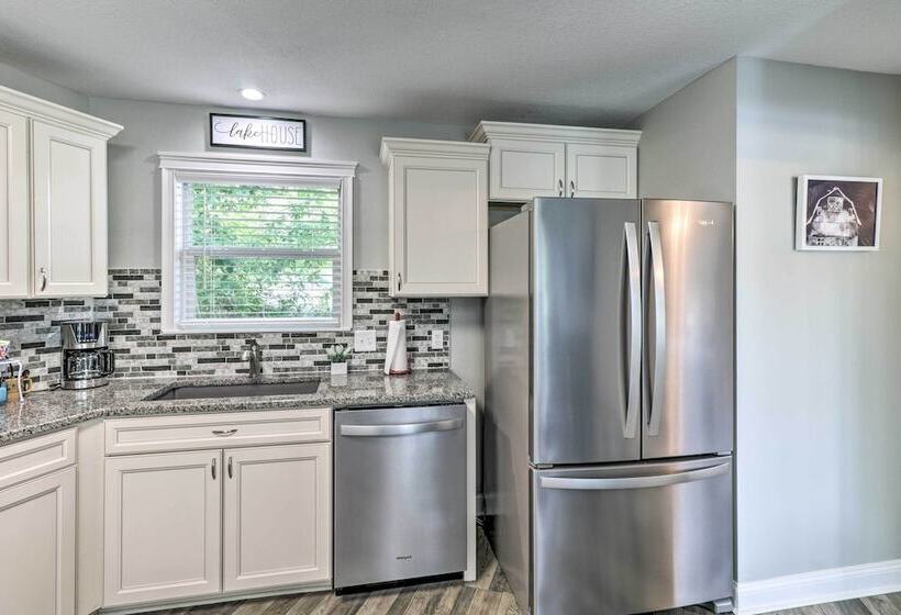 Ivy Cove Waterfront Hot Springs Home W/ Dock!