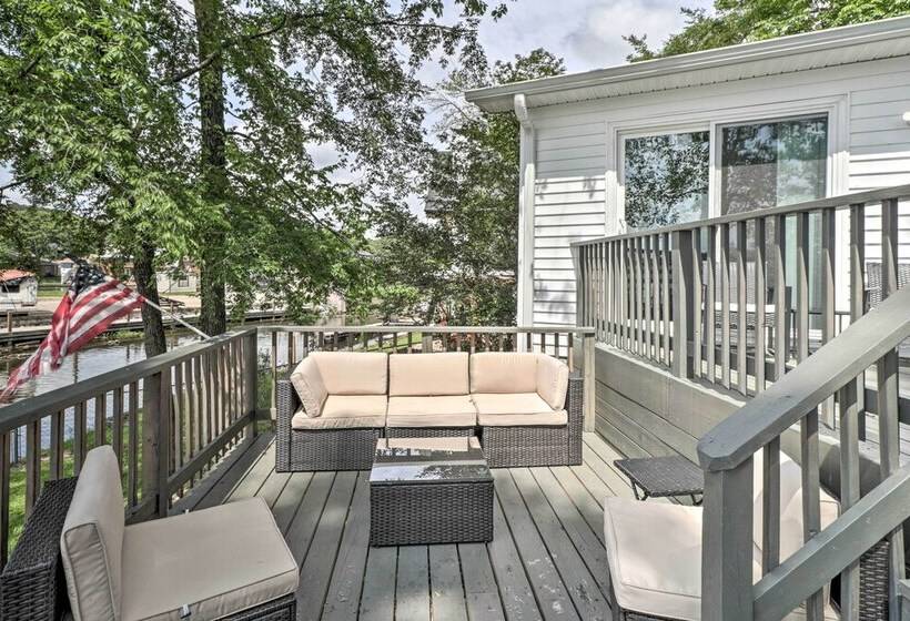 Ivy Cove Waterfront Hot Springs Home W/ Dock!