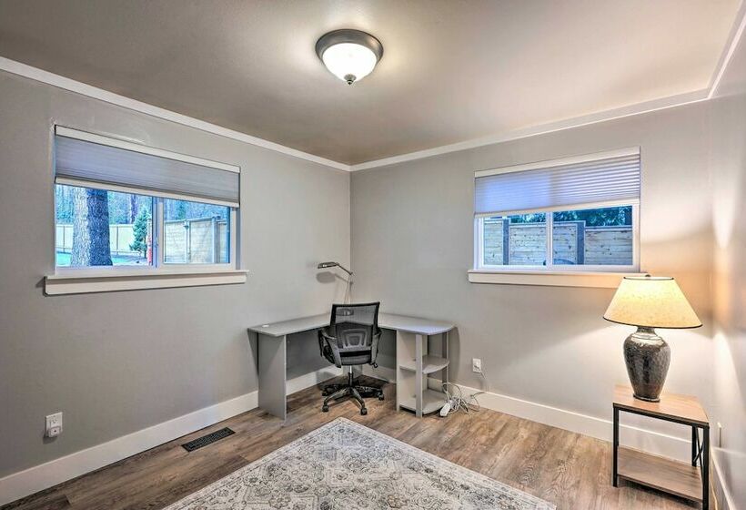 Modern Redmond Home With 2 Fireplaces & Yard!