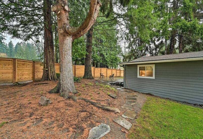 Modern Redmond Home With 2 Fireplaces & Yard!
