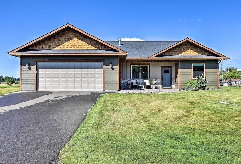 Newly Built Kalispell Home   28 Mi. To Glacier Np!