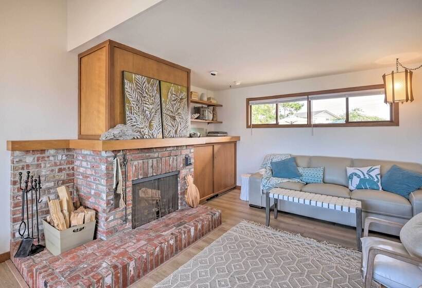 Oceanfront Ferndale Oasis W/ Fire Pit, Grill!