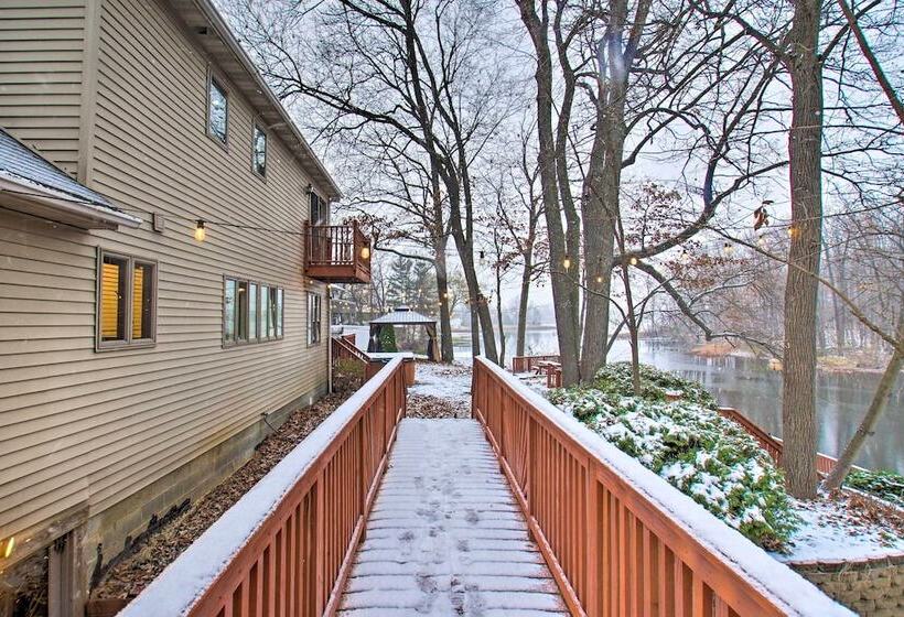 Lake Access, Hot Tub & 2 Decks: Ortonville Retreat