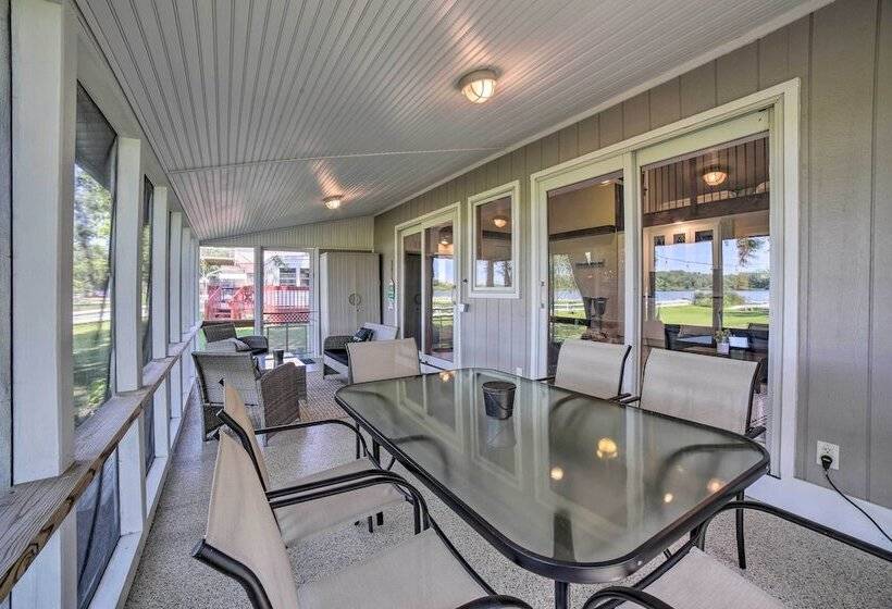 Rome City Waterfront Oasis W/ Beach & Dock!