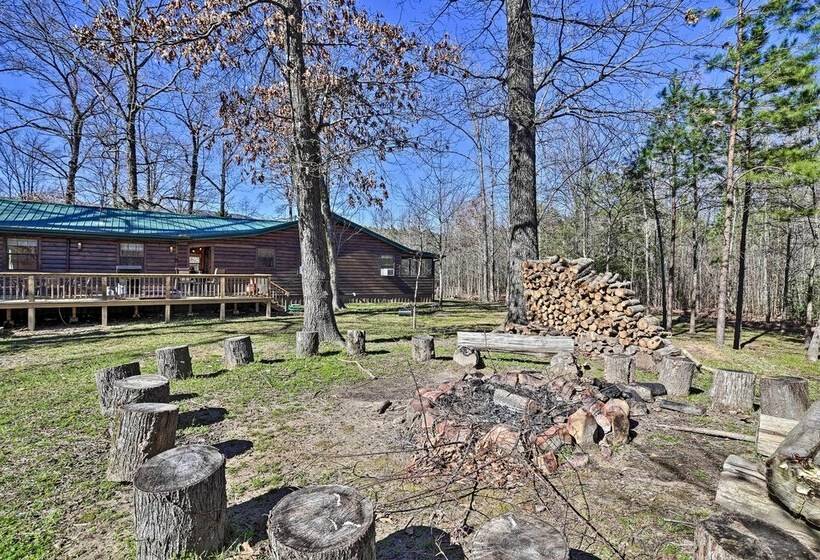 Serene Cabins W/ Decks & 8 Acres On Kiamichi River