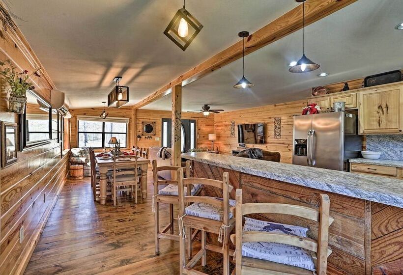 Serene Cabins W/ Decks & 8 Acres On Kiamichi River