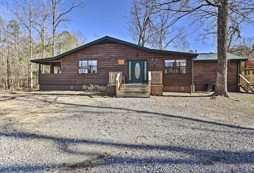 Serene Cabins W/ Decks & 8 Acres On Kiamichi River