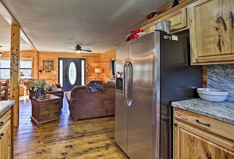 Serene Cabins W/ Decks & 8 Acres On Kiamichi River