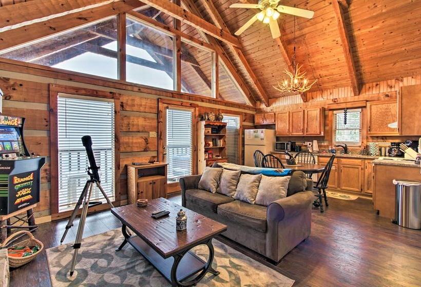 Sevierville Cabin W/ Private Hot Tub & Fireplace!