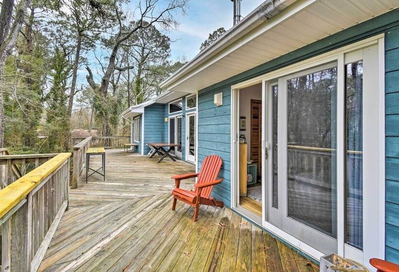 Southern Shores Family Retreat Mins To Beach!