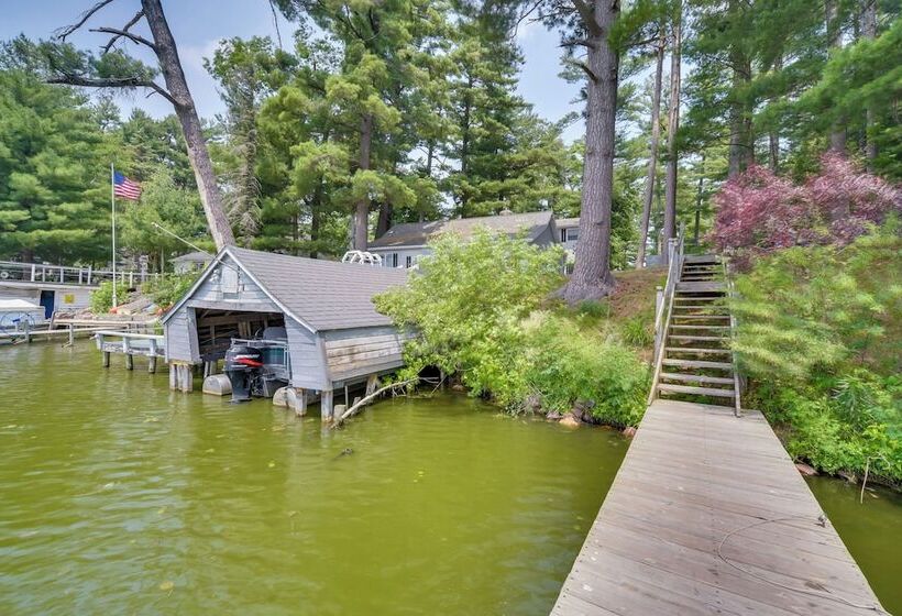 Spacious Home W/ Deck On Lake Chetek!