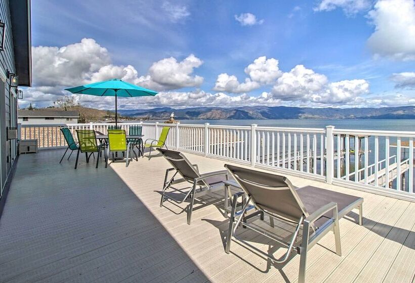 Spacious Lakeport Home W/ Dock & Mtn Views!
