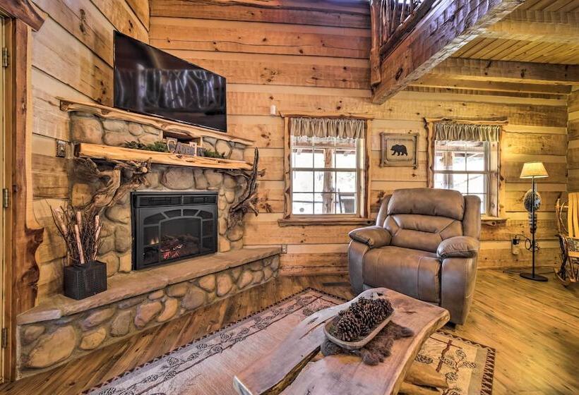 Stunning Creekside Cosby Cabin W/ Deck + Fire Pit!