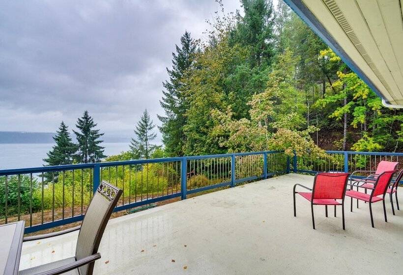 Tahuya Cabin: Hood Canal + Olympic Mountain Views!