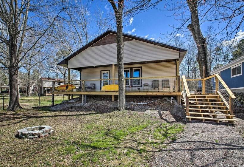 Kayaks & Boat Slip: Waterfront Hot Springs Home!