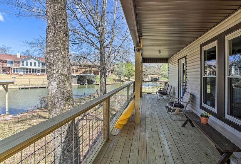 Kayaks & Boat Slip: Waterfront Hot Springs Home!