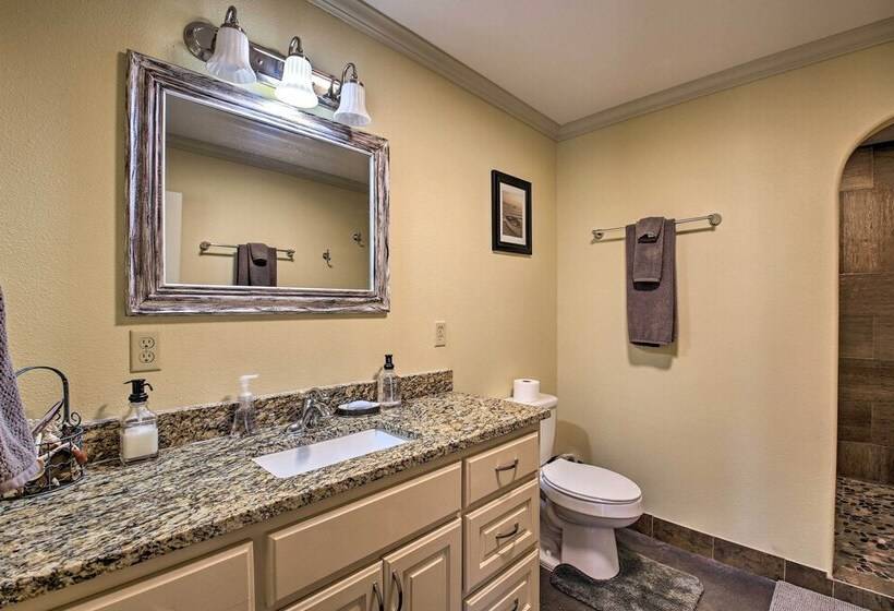 Kayaks & Boat Slip: Waterfront Hot Springs Home!