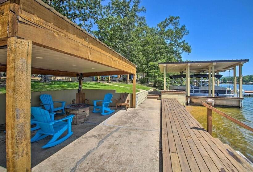 Waterfront Lake Hamilton Home W/ Private Dock