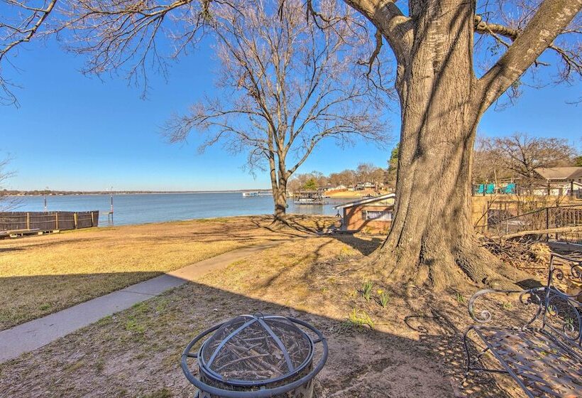 Water Views + Deck: Gun Barrel City Cottage!