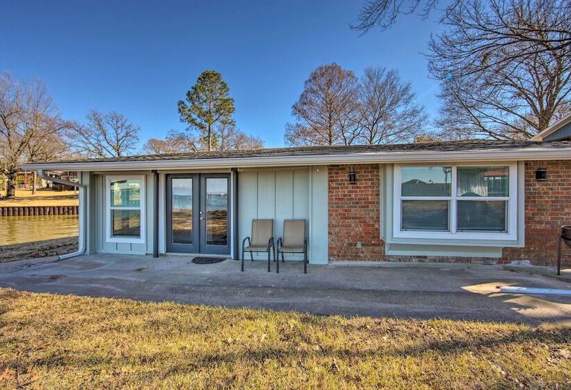 Water Views + Deck: Gun Barrel City Cottage!