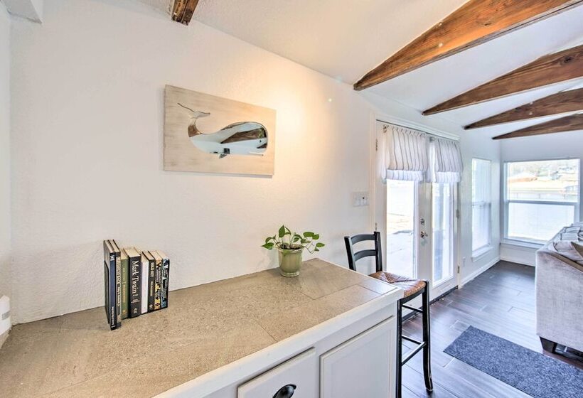 Water Views + Deck: Gun Barrel City Cottage!