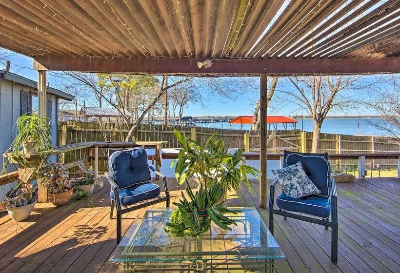 Water Views + Deck: Gun Barrel City Cottage!
