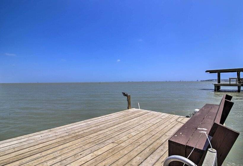 Waterfront Port Isabel Family Home W/ Pool & Pier!