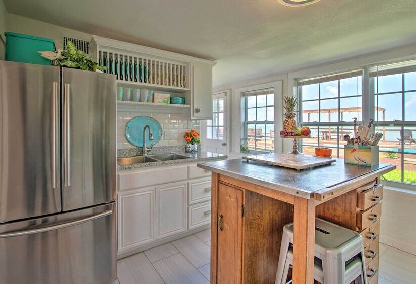 Waterfront Port Isabel Family Home W/ Pool & Pier!