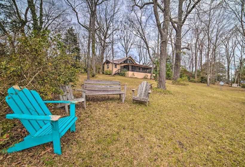Authentic Retreat W/ Private Dock On Coosa River!
