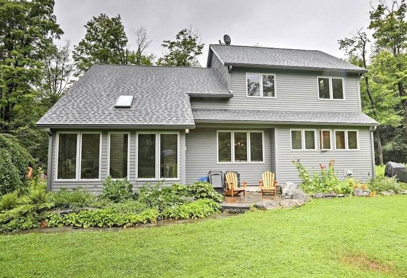 Berkshires Home On 11 Acres W/ Pond & 2 Fire Pits!