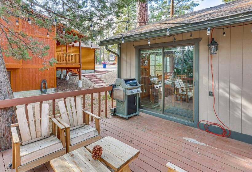 2 Mi To Snow Summit Skiing: Big Bear Cabin W/ Deck