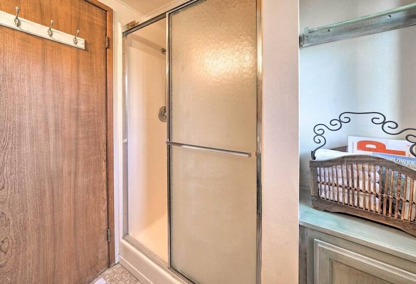 Colorful Alpine Cabin W/ Deck & Mountain View