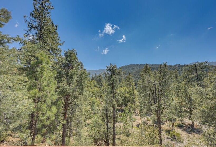 Colorful Alpine Cabin W/ Deck & Mountain View