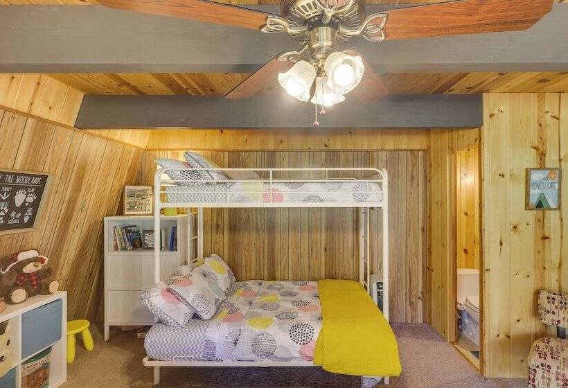 Colorful Alpine Cabin W/ Deck & Mountain View