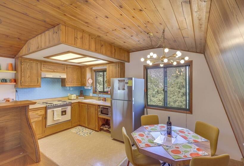 Colorful Alpine Cabin W/ Deck & Mountain View
