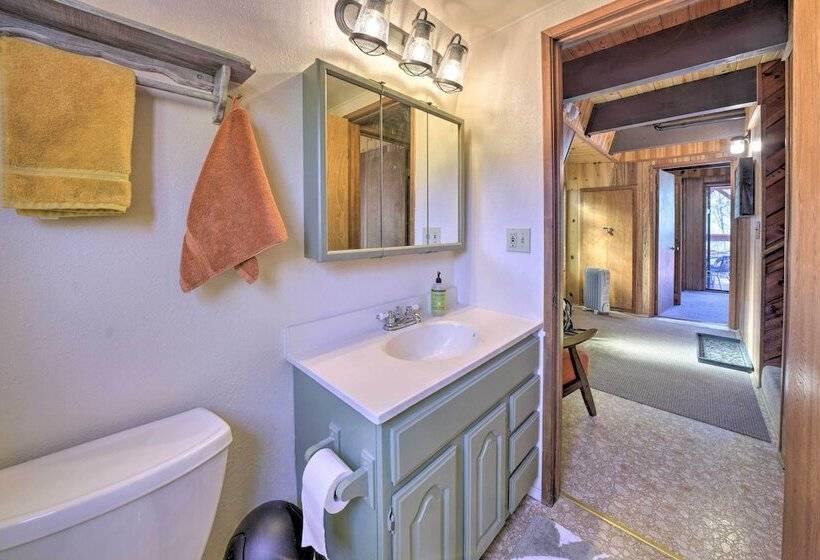 Colorful Alpine Cabin W/ Deck & Mountain View