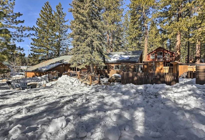 Dog Friendly Kings Beach Log Cabin W/ Hot Tub!