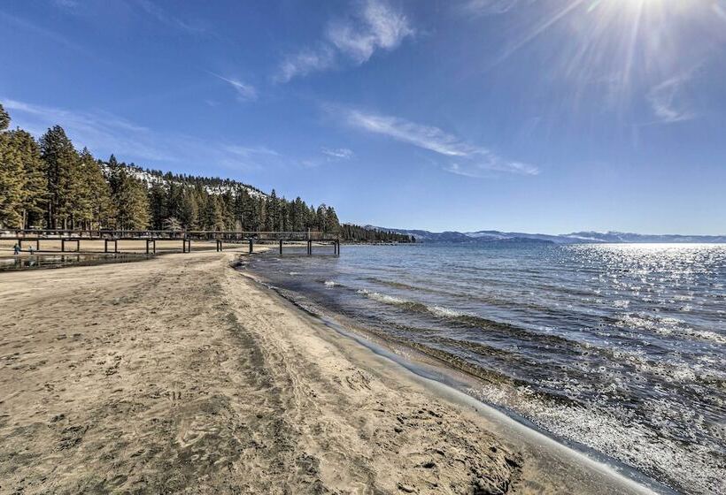 Dog Friendly Kings Beach Log Cabin W/ Hot Tub!