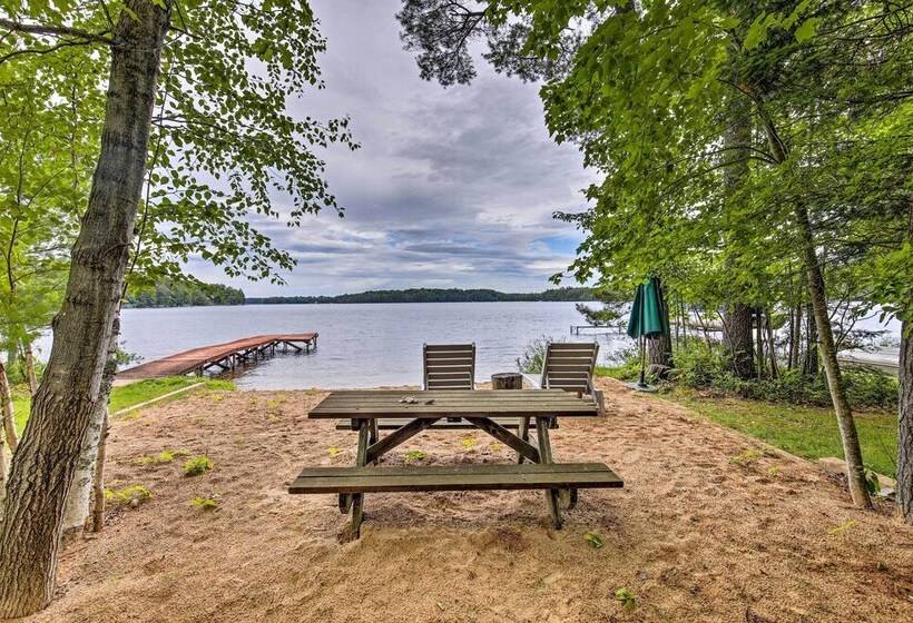 Eagle River Lakefront Retreat W/ Fire Pit & Grill