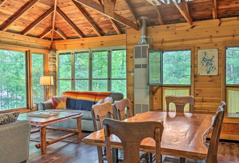Eagle River Lakefront Retreat W/ Fire Pit & Grill