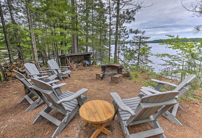 Eagle River Lakefront Retreat W/ Fire Pit & Grill