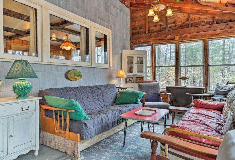 East Otis Reservoir Cabin W/ Porch   Walk To Lake!