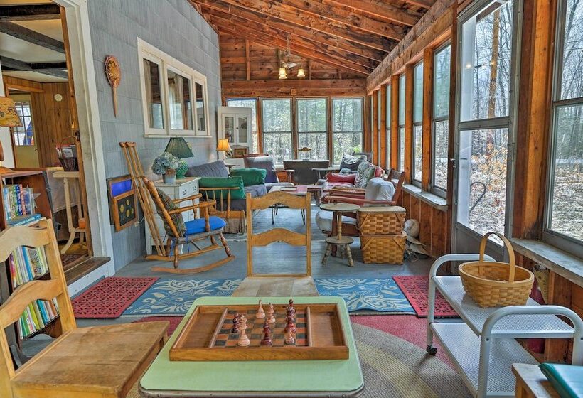East Otis Reservoir Cabin W/ Porch   Walk To Lake!