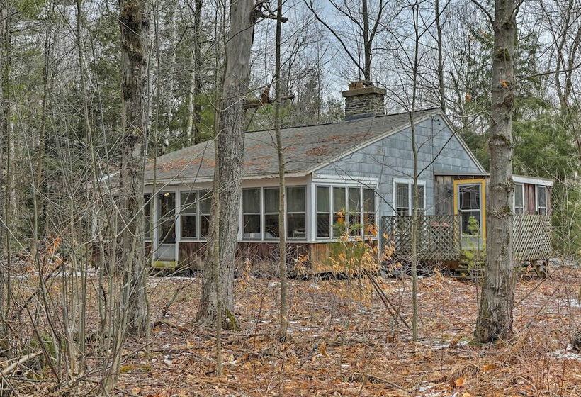East Otis Reservoir Cabin W/ Porch   Walk To Lake!