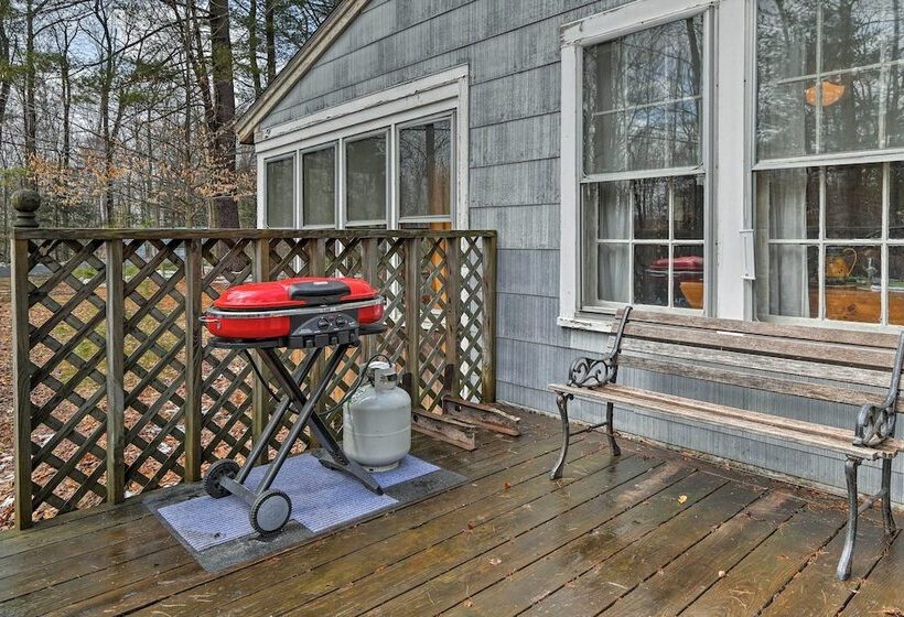 East Otis Reservoir Cabin W/ Porch   Walk To Lake!