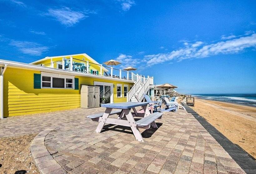 Flagler Beach Oceanfront Haven W/ Hot Tub!