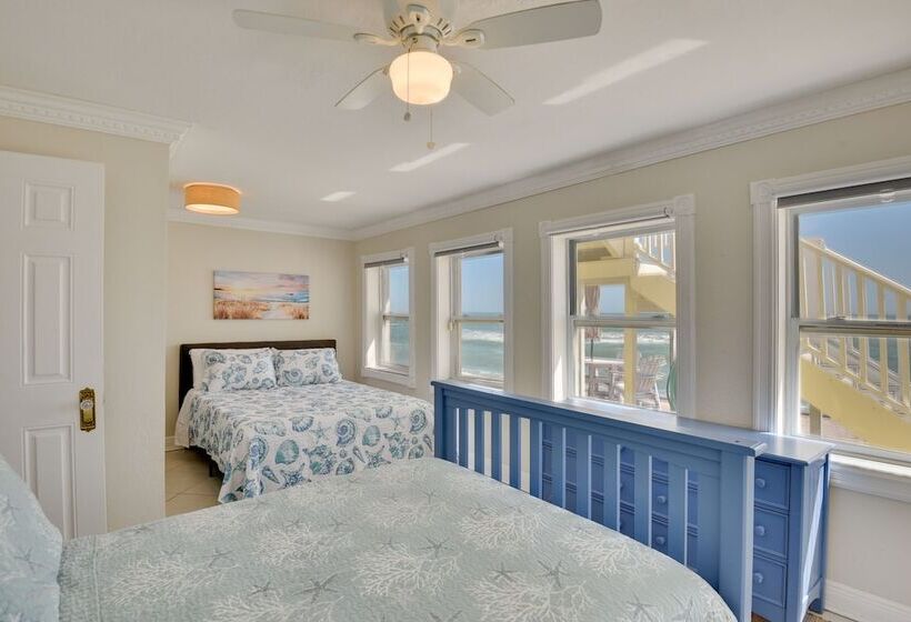 Flagler Beach Oceanfront Haven W/ Hot Tub!