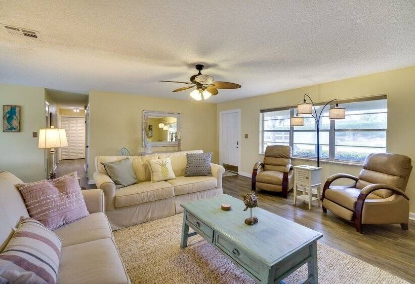 Fort Pierce Vacation Rental: Walk To Beach & Jetty